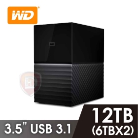 WD My Book Duo 12TB(6TBx2)雙硬碟【3.5吋外接】(USB3.1 Gen1/三年保)