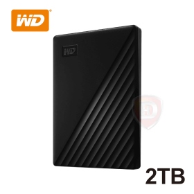 WD 2TB黑 My Passport 2019(Type-A/三年保)硬體加密/智能備份