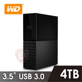 WD My Book 4TB【3.5吋外接】(Type-A/三年保)