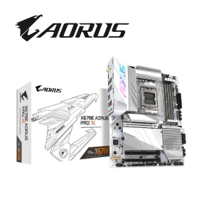 技嘉 X670E AORUS PRO X(ATX冰魄白/Intel2.5G+Wi-Fi 7/註五年)16+2+2相