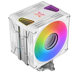 富鈞Xigmatek XT402 Arctic ARGB 散熱器 黑 (單塔/四導管/雙風扇
