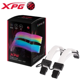【發光電源線】XPG PRIME A.RGB 延長線 VGA(2組6+2Pin)/無控制器/3pin(5V)