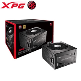 XPG CORE REACTOR 650W 雙8/金牌/全模/全日系/10年保 智慧溫控風