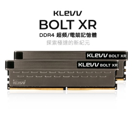 KLEVV(科賦)BOLT XR DDR4 3600 16GB(8G*2)系列 黑散熱片/CL18