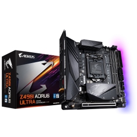 技嘉 Z490I AORUS ULTRA(Mini-ITX/1H1P/Ｉ網2.5G/ax+BT5.1/註五年)