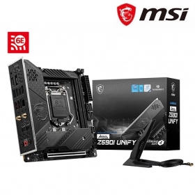 微星 Z590I UNIFY(Mini-ITX/1H1P2T/Intel 2.5G/wifi6EBT5.2/註五