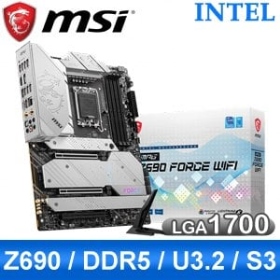 微星 Z690 FORCE WIFI(ATX/1H1P/Intel 2.5G+Wi-Fi 6E/註冊五年)18+1+1相電源