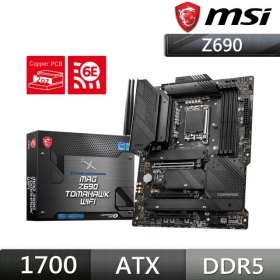 微星 Z690 TOMAHAWK WIFI(ATX/1H1P/Intel 2.5GWi-Fi 6E/註冊五年