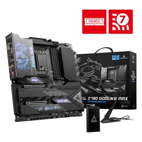微星 MEG Z790 GODLIKE MAX(E-ATX/Marvell10G+Intel 2.5Gb+Wi-Fi 7/註五年)26+2相