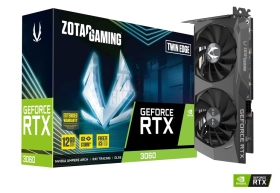 ZOTAC RTX3060 Twin Edge 12G(1777MHz/22.41cm)