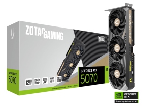 ZOTAC RTX5070 SOLID(2512MHz/31cm/三風扇)