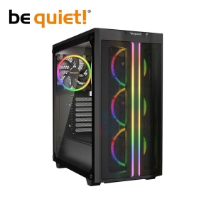 be quiet! PURE BASE 500FX 黑 顯卡長36.9/U高19/A.RGB燈效/玻璃透側/ATX(BGW43)