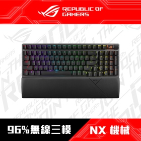 華碩 ROG Strix Scope II 96 三模機械式(黑)有線/2.4G/藍牙/Snow